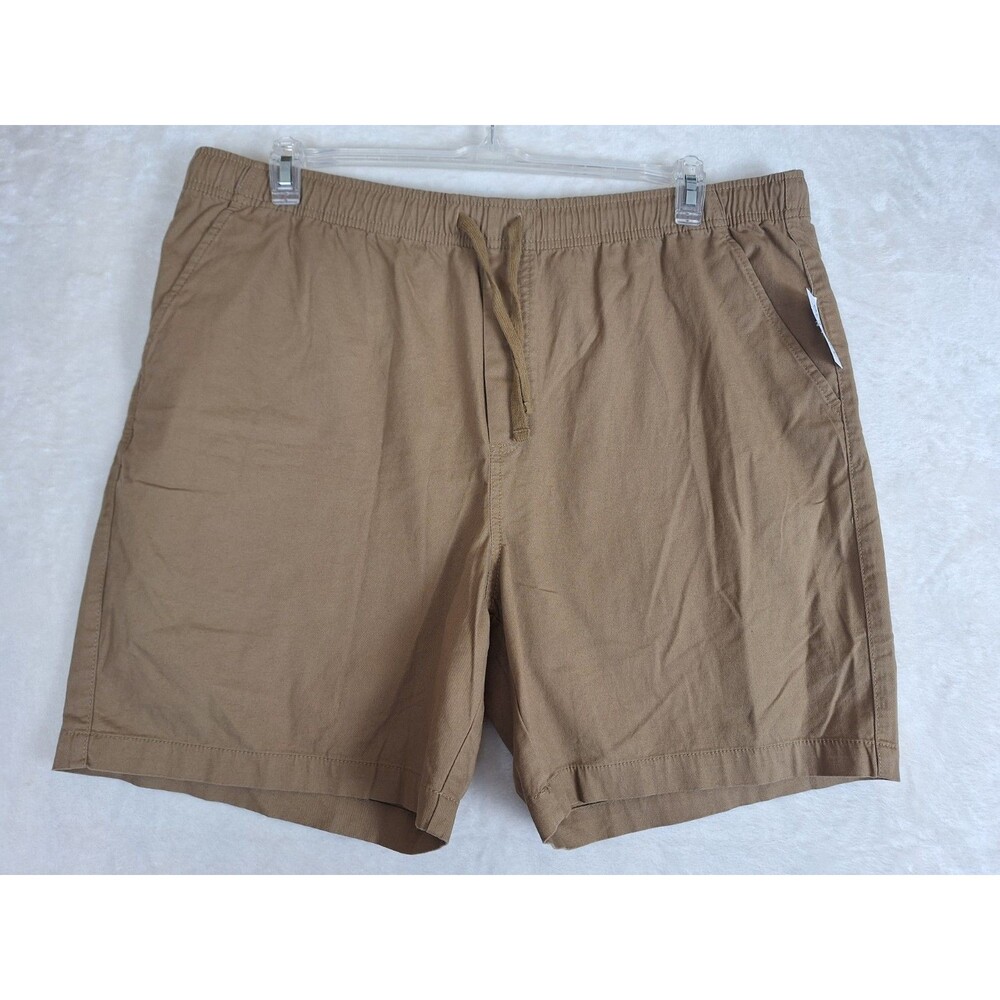 Old Navy Shorts Men's XL Jogger Built-In Flex Brown Elastic Waist Pockets  NWT